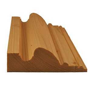 Chambranle grand modèle 40x110 - SAPIN BLANC | La Moulure Bordelaise