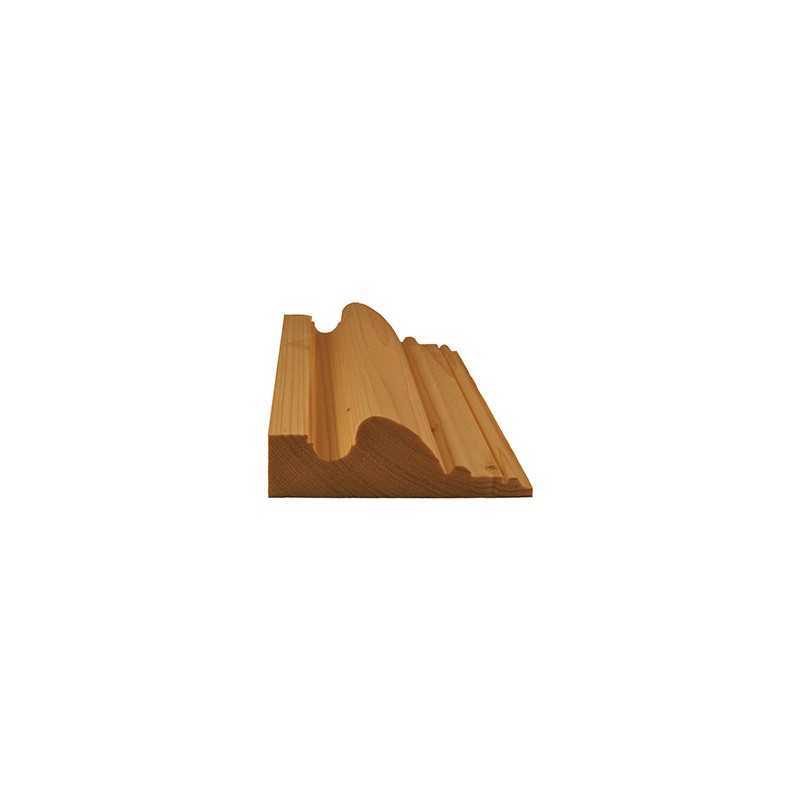 Chambranle grand modèle 40x110 - SAPIN BLANC | La Moulure Bordelaise