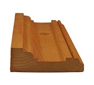 Chambranle grand modèle 35x100 - SAPIN ROUGE| La Moulure Bordelaise