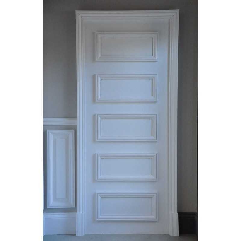 Kit décoration de porte 630 x 2040 - Modèle 9 - PIN | La Moulure Bordelaise