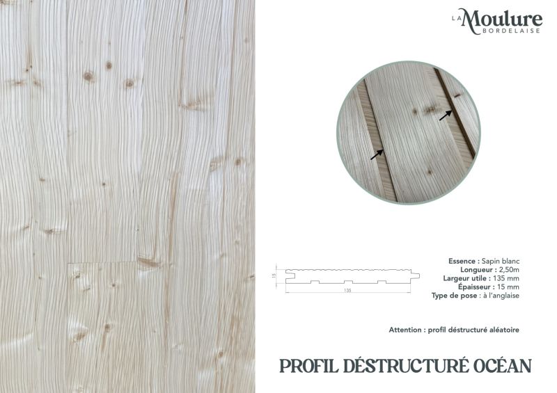 FT REVETEMENT DECO - PROFIL OCEAN