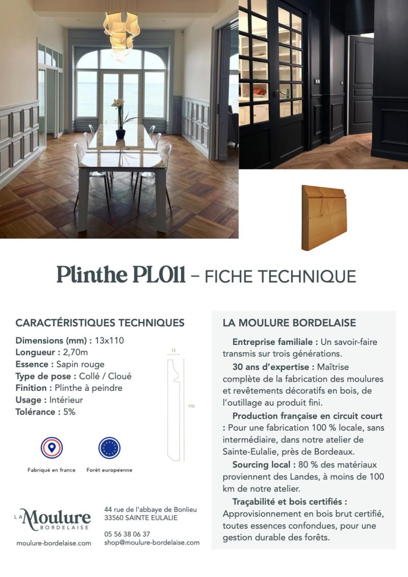 FT PLINTHE PL011