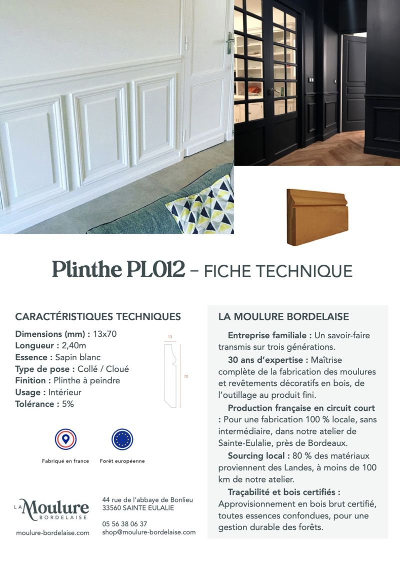 FT PLINTHE PL012