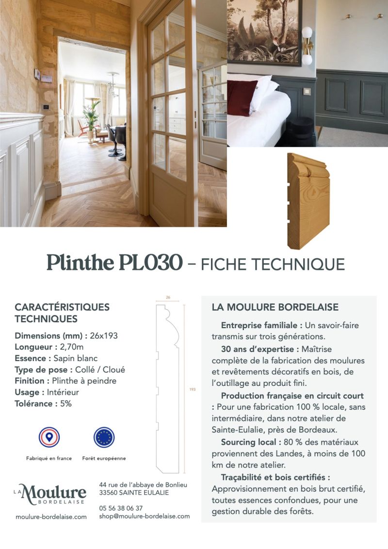 FT PLINTHE PL030